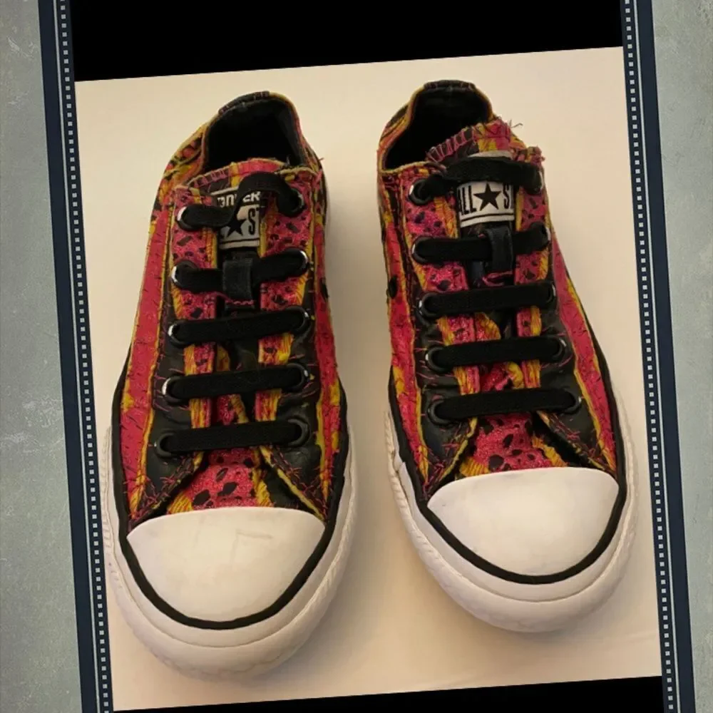 Converse All Star Girl's Animal Glitter Sneakers 12.5